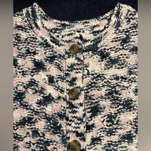 Celebrity Pink Multicolor Marled Cardigan Sweater - Picture 8 of 9